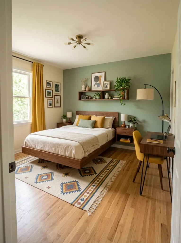 Mid Century Bedroom