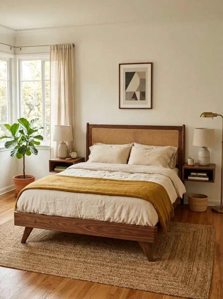 Mid Century Bedroom