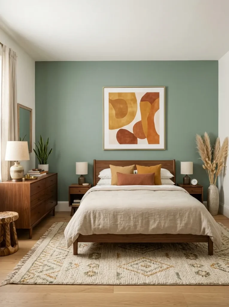 Mid Century Bedroom