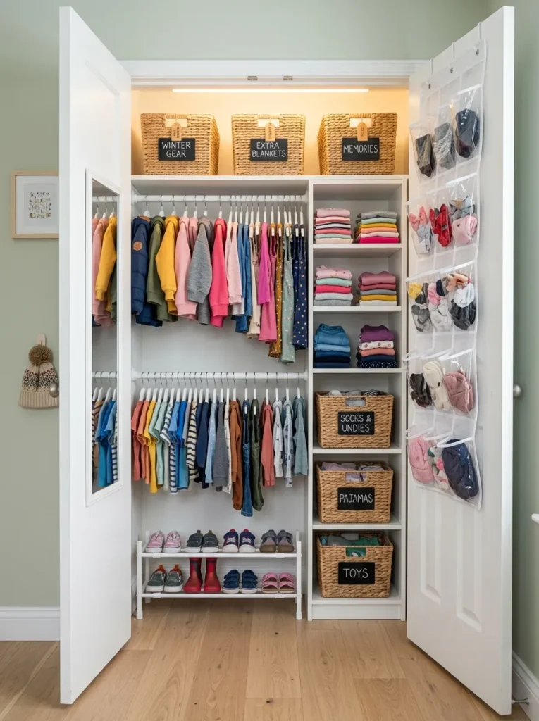 Kids Closet Storage Ideas