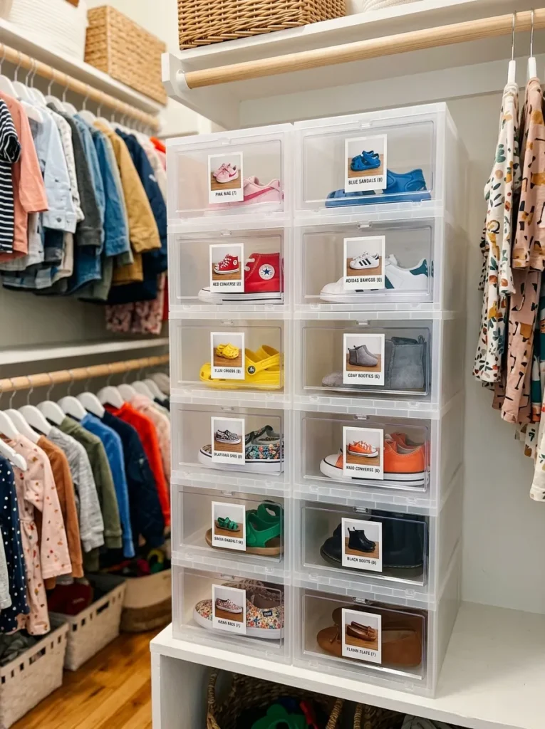 Kids Closet Storage Ideas