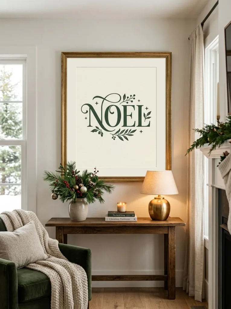 Festive Christmas Wall Art Ideas