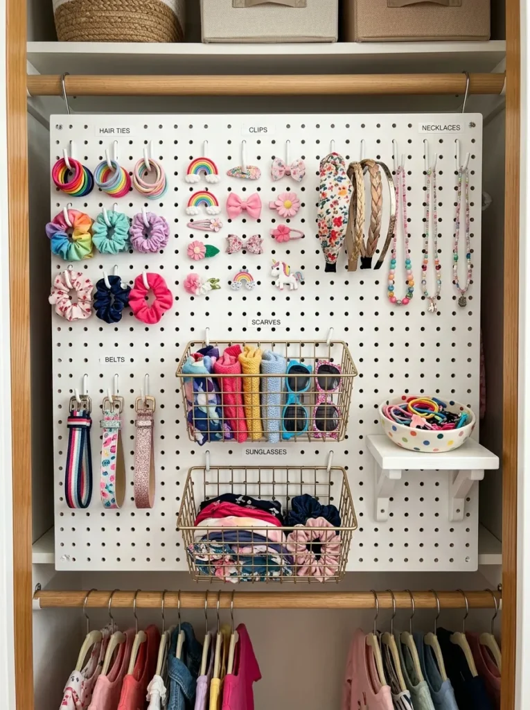 Kids Closet Organization