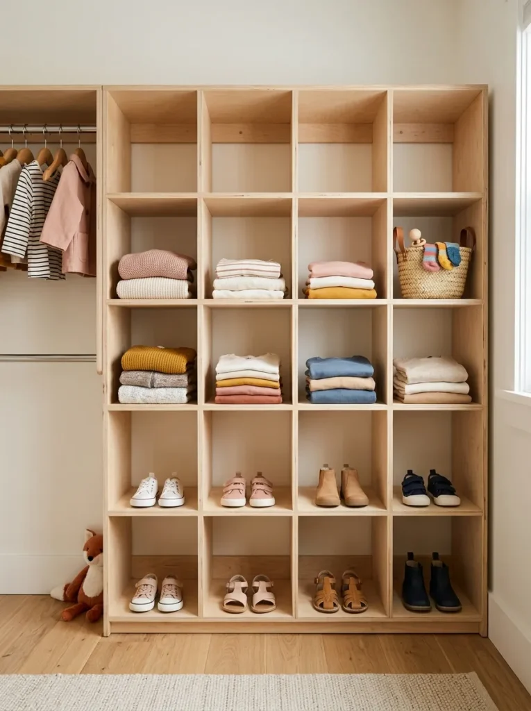 Kids Closet Storage Ideas