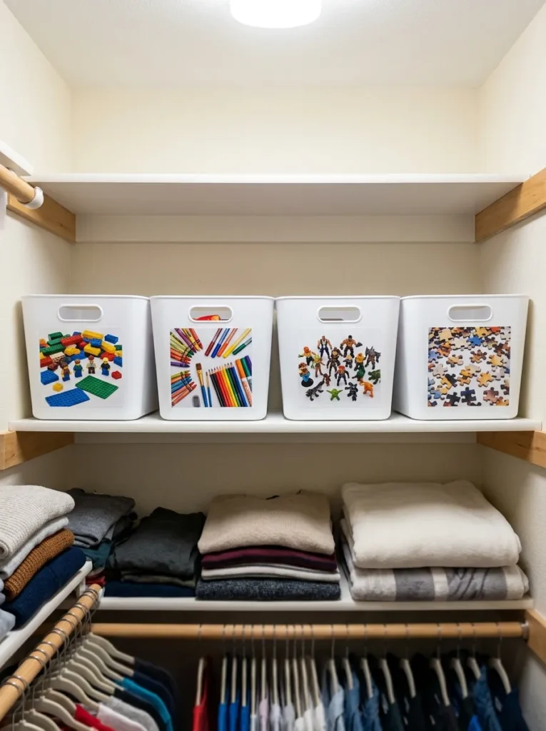 Kids Closet Organization