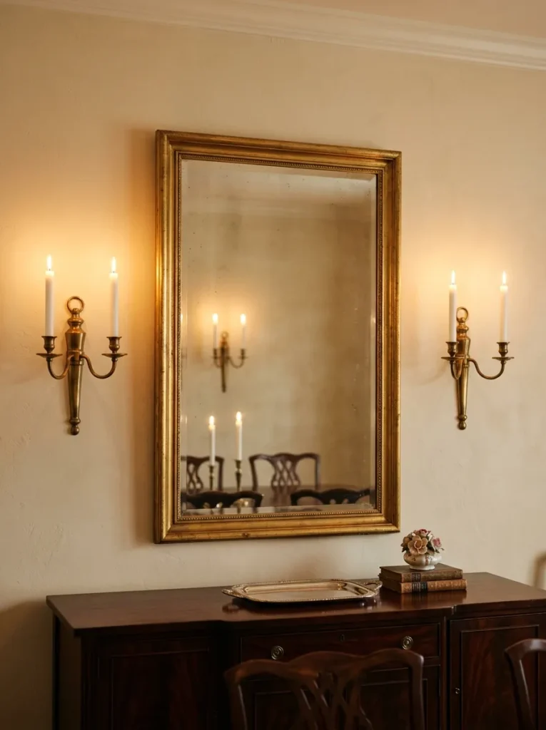 Gold Wall Mirror Ideas