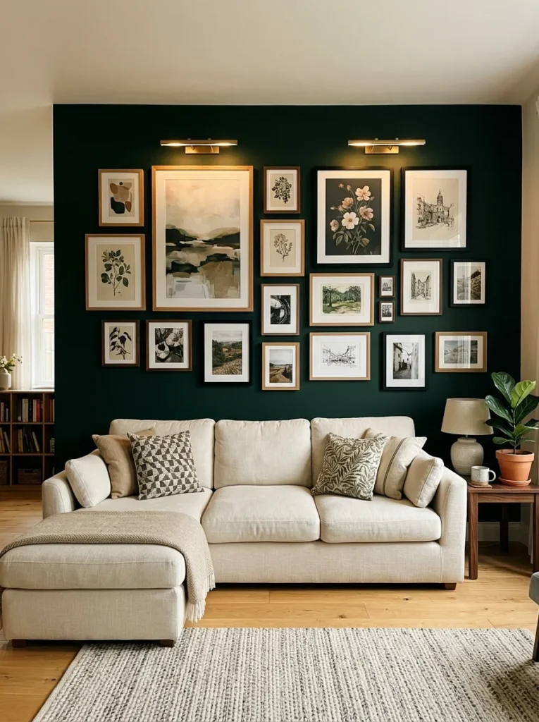 Green Living Room Designs