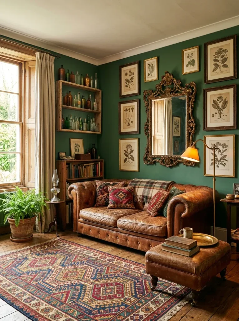 Green Living Room Designs