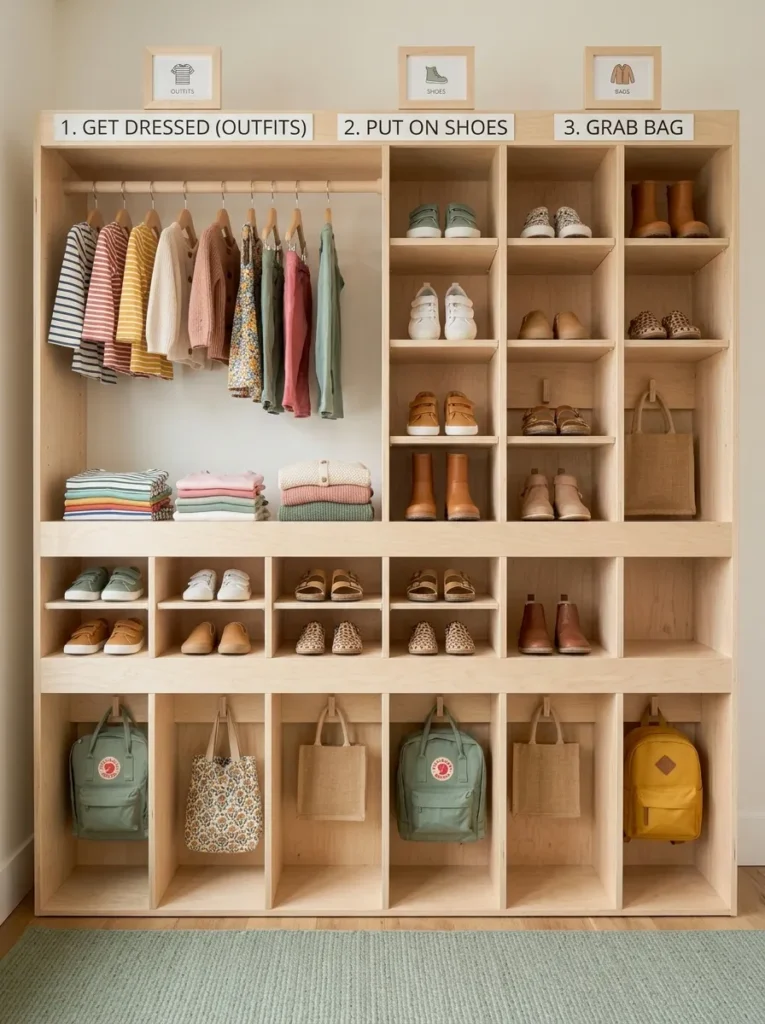Kids Closet Storage Ideas
