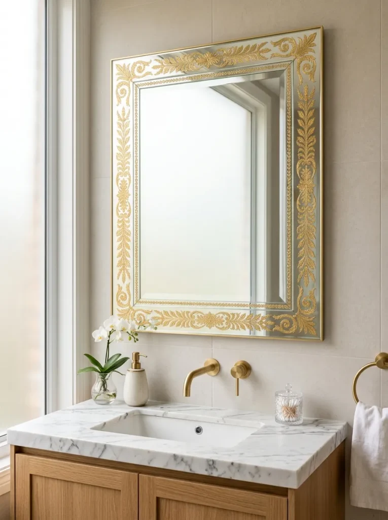 Gold Wall Mirror Ideas