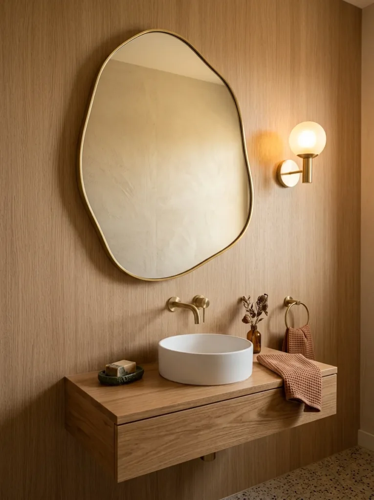 Gold Wall Mirror Ideas