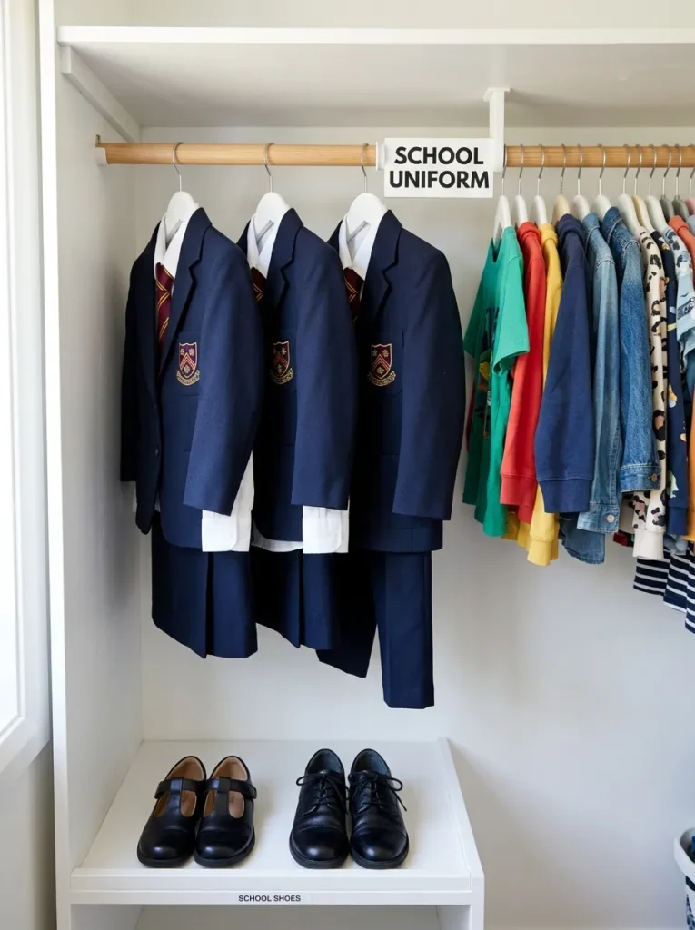 Kids Closet Organization