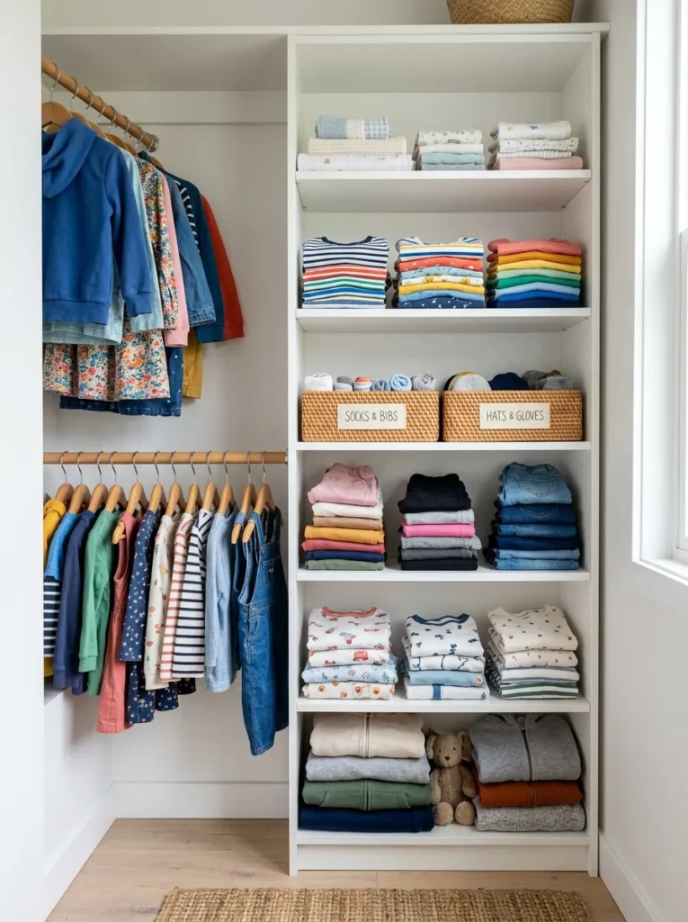 Kids Closet Storage Ideas