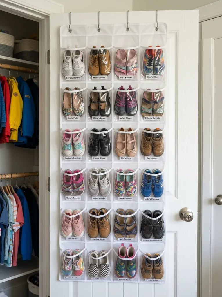 Kids Closet Organization