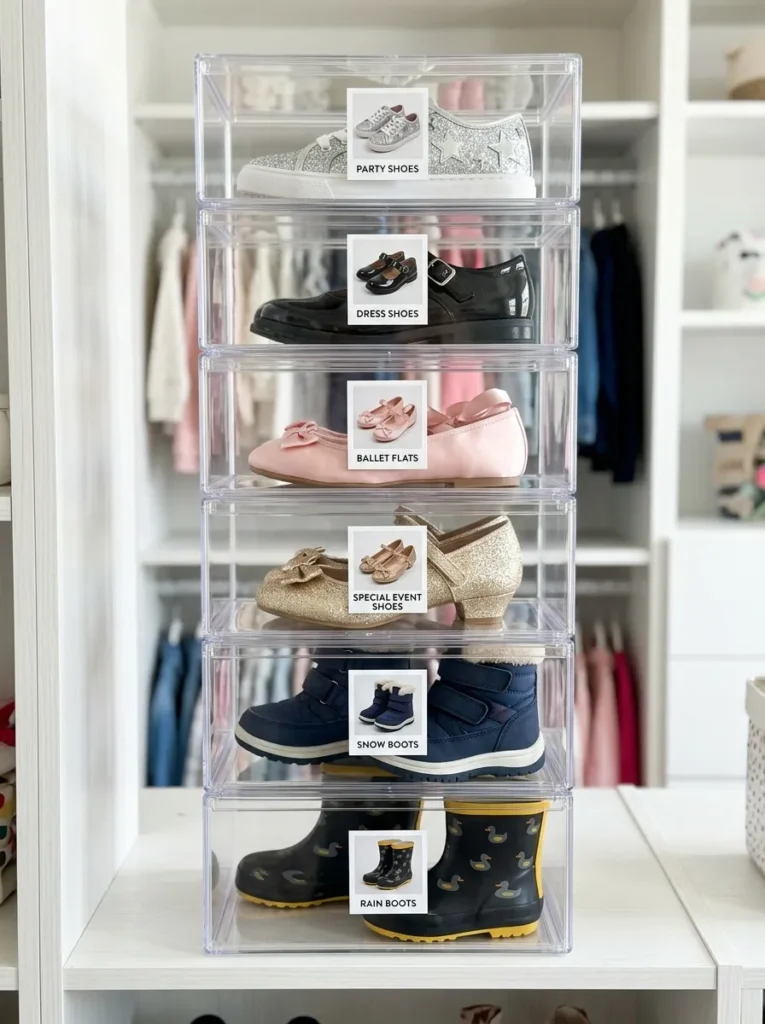 Kids Closet Organization