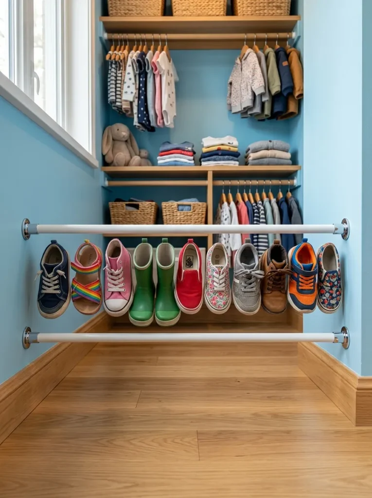 Kids Closet Storage Ideas
