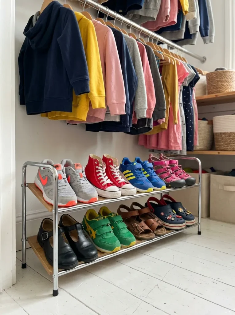 Kids Closet Organization