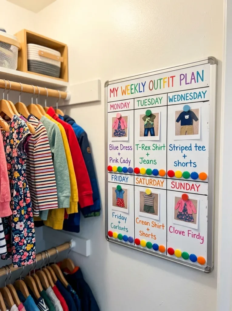 Kids Closet Organization