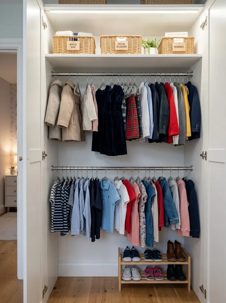Kids Closet Storage Ideas