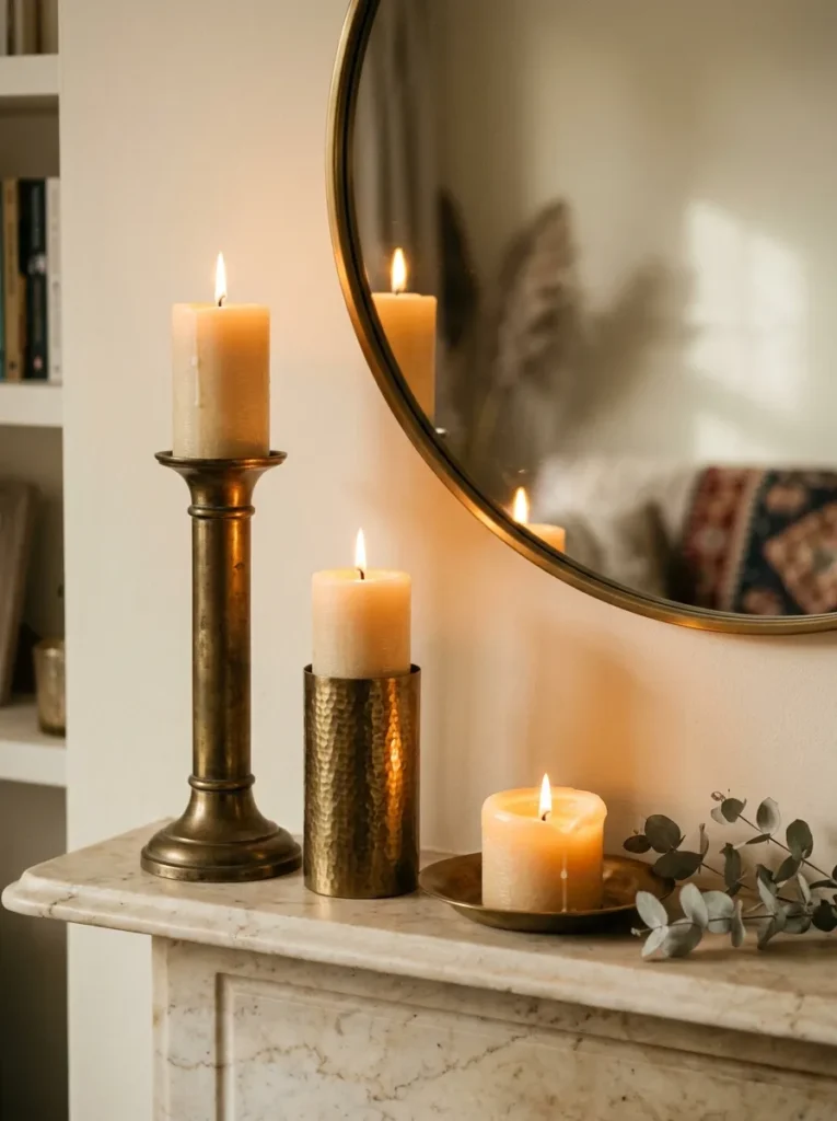 Pillar Candle Holder Decor Ideas