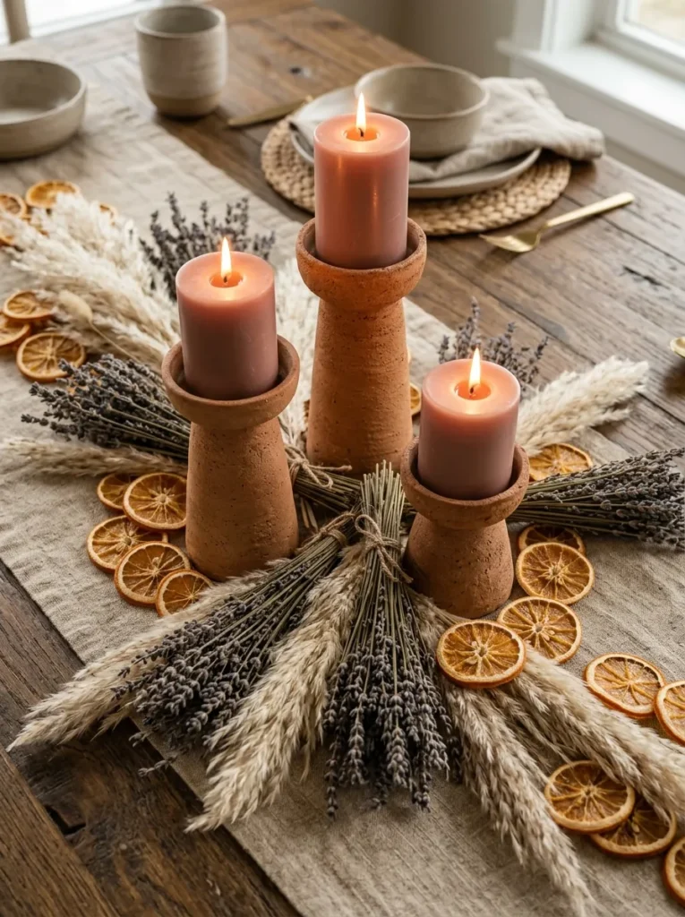 Pillar Candle Holder Decor Ideas