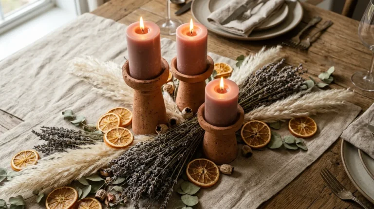 Pillar Candle Holder Decor Ideas