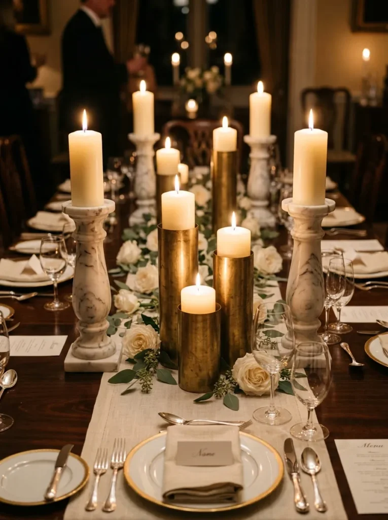 Pillar Candle Holder Decor Ideas