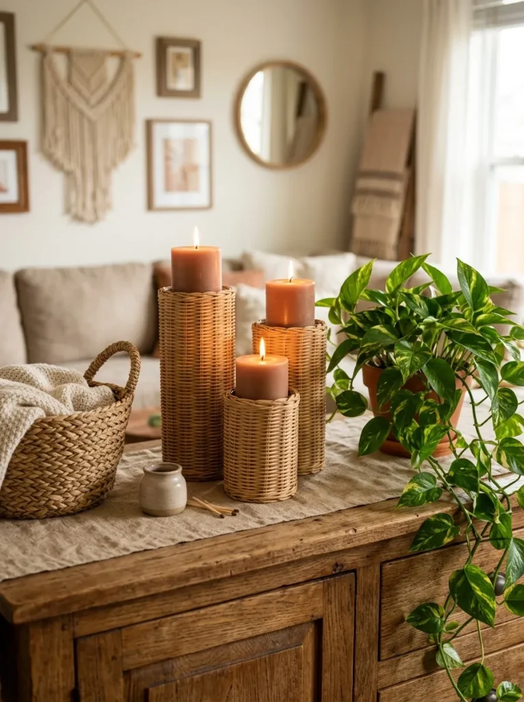 Pillar Candle Holder Decor Ideas