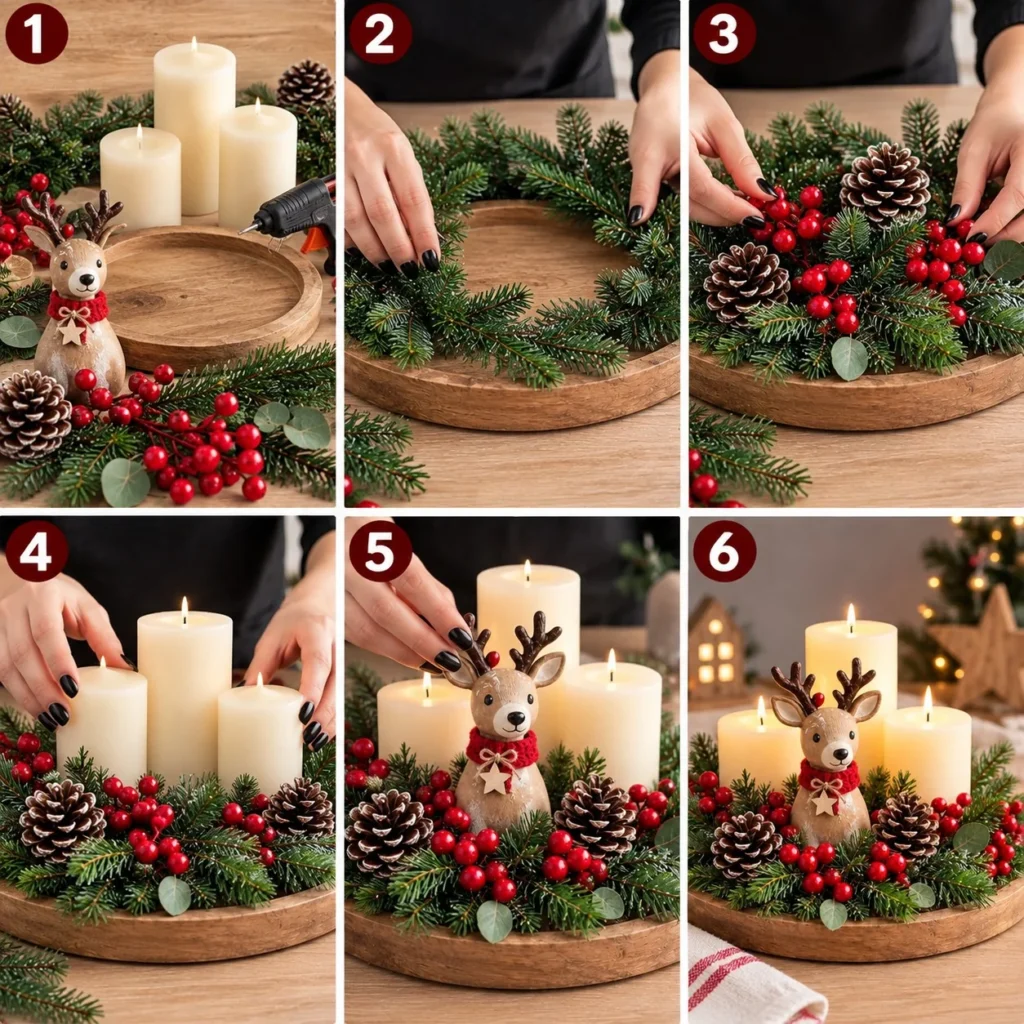 Pinecone Table Centerpiece