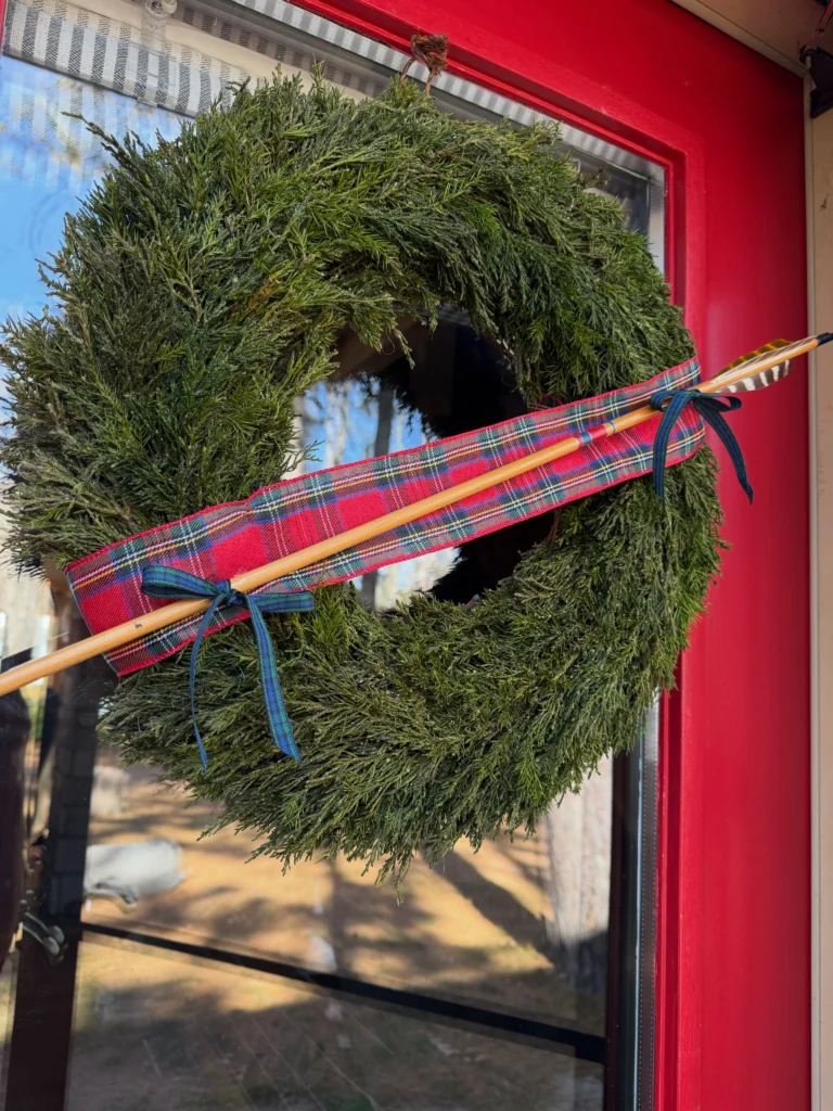 Ribbon Wrapped Wreaths