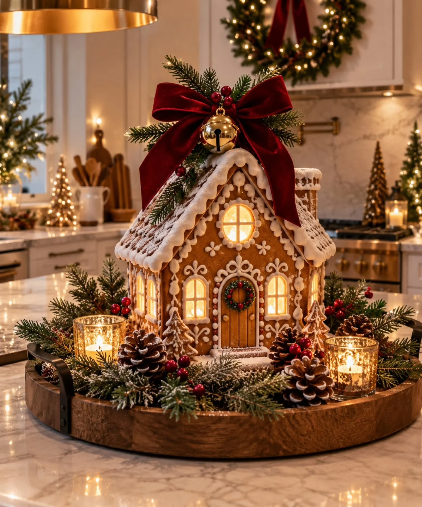 Gingerbread House Display