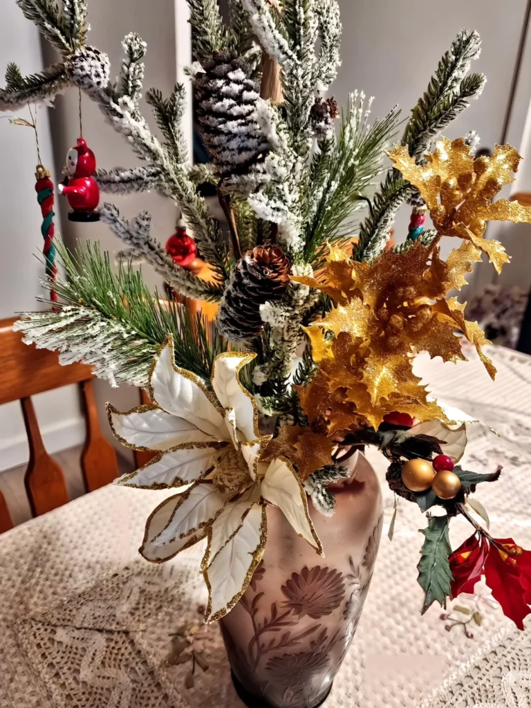 Snowy Branch Vases