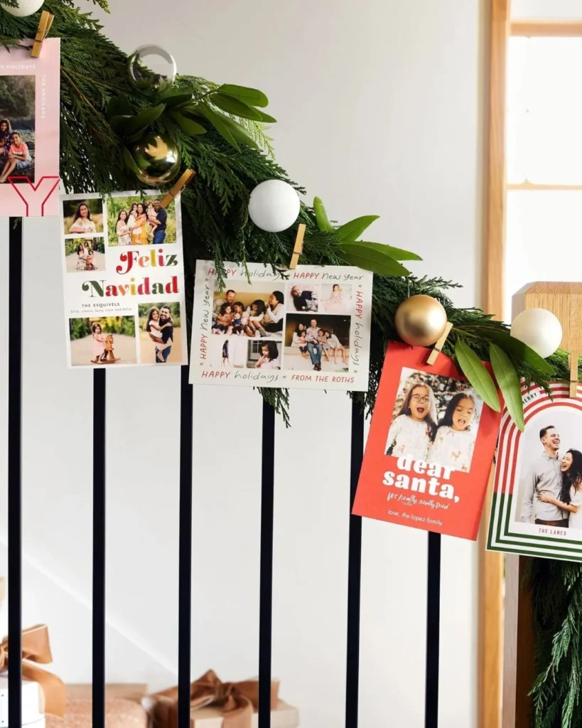 Christmas Card Display